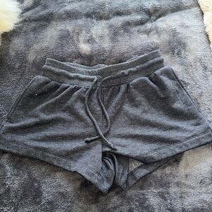 Dark grey sweat shorts